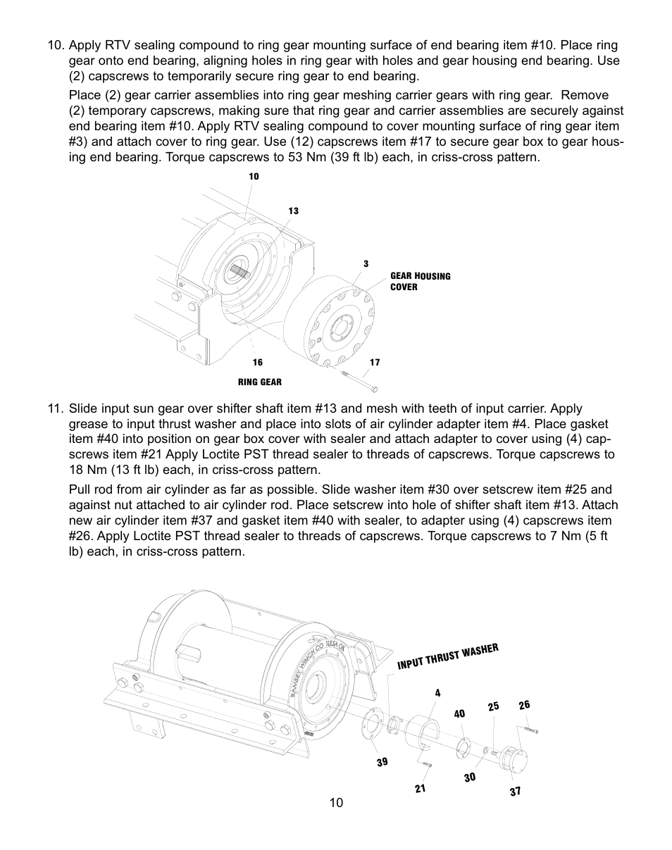 Ramsey Winch RPH 111,2 Planetary Industrial User Manual | Page 13 / 81