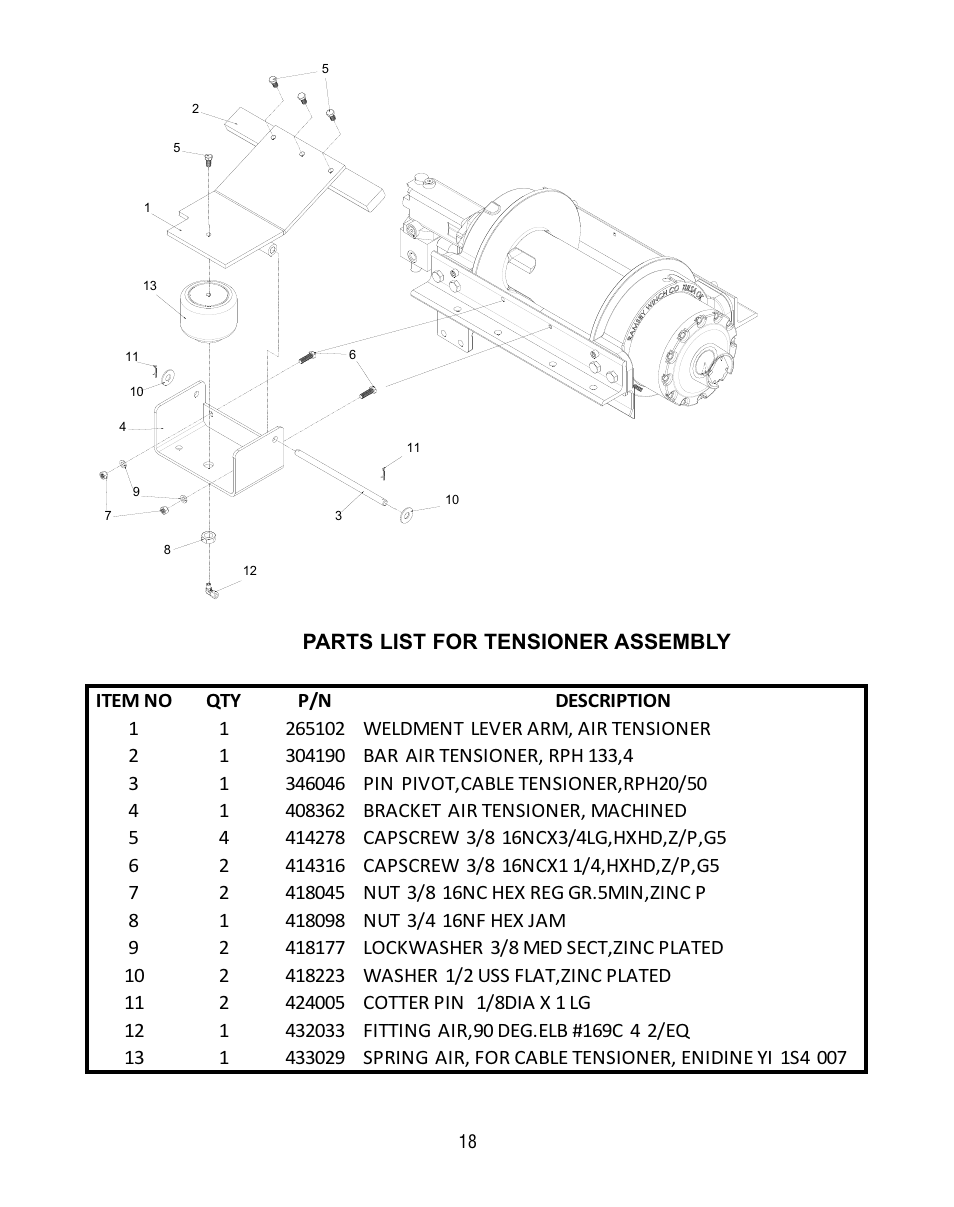 Ramsey Winch RPH 111,2 Planetary Industrial User Manual | Page 20 / 81