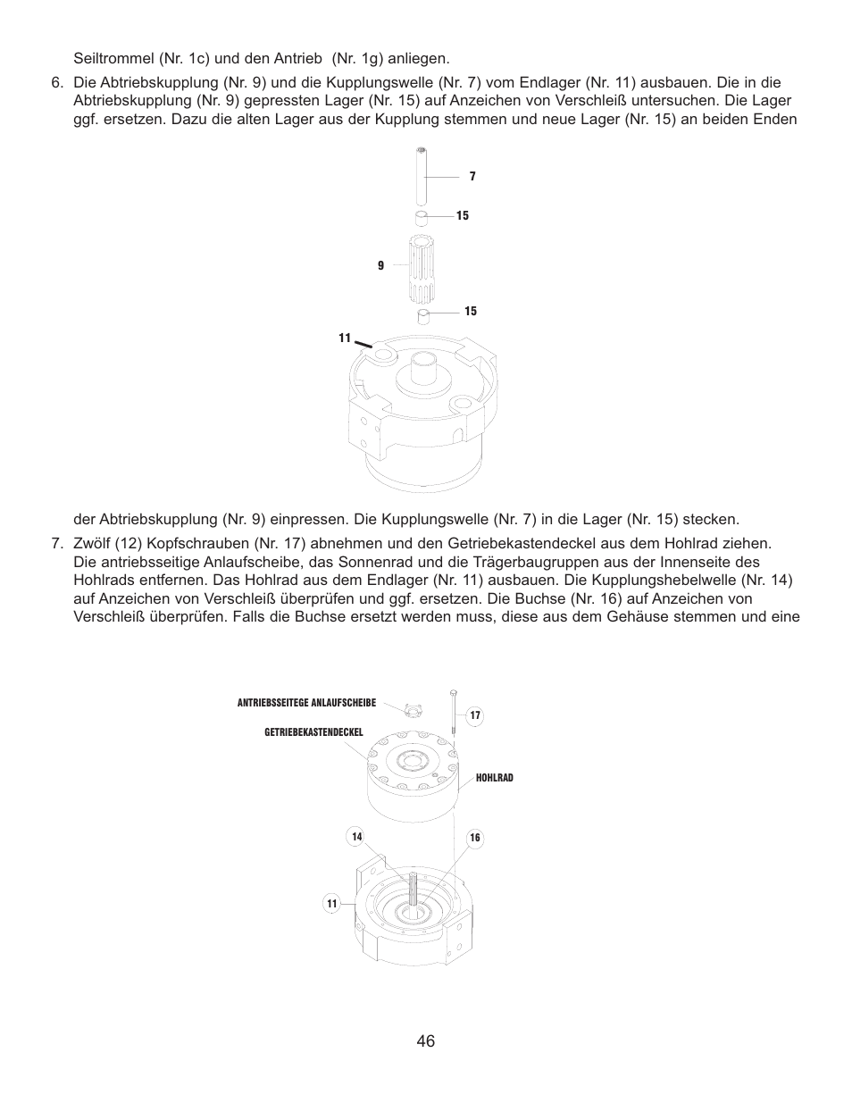 Ramsey Winch RPH 111,2 Planetary Industrial User Manual | Page 51 / 81