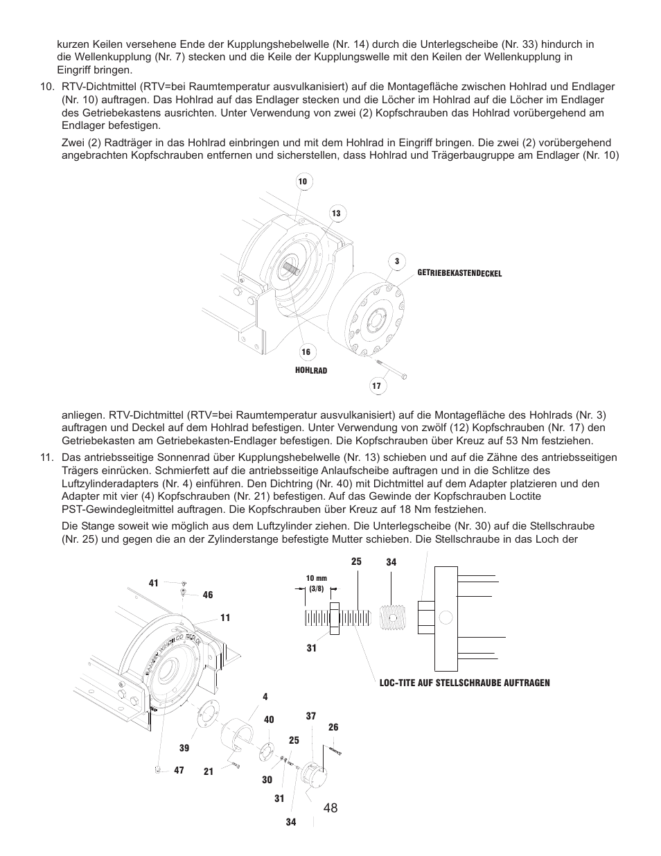 Ramsey Winch RPH 111,2 Planetary Industrial User Manual | Page 53 / 81