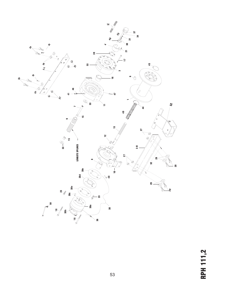 Rph 111,2 | Ramsey Winch RPH 111,2 Planetary Industrial User Manual | Page 57 / 81