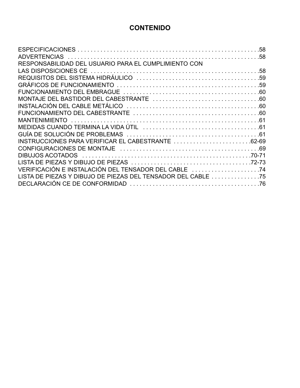 Ramsey Winch RPH 111,2 Planetary Industrial User Manual | Page 63 / 81