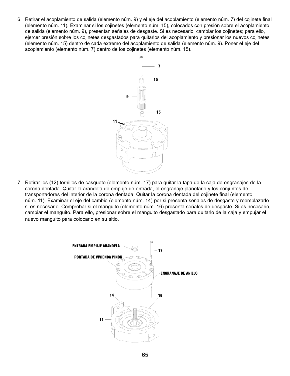 Ramsey Winch RPH 111,2 Planetary Industrial User Manual | Page 71 / 81