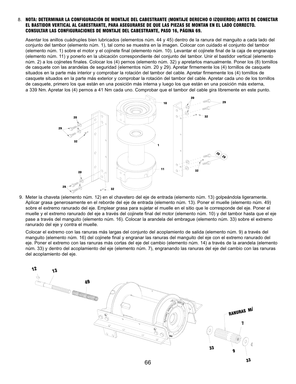 Ramsey Winch RPH 111,2 Planetary Industrial User Manual | Page 72 / 81