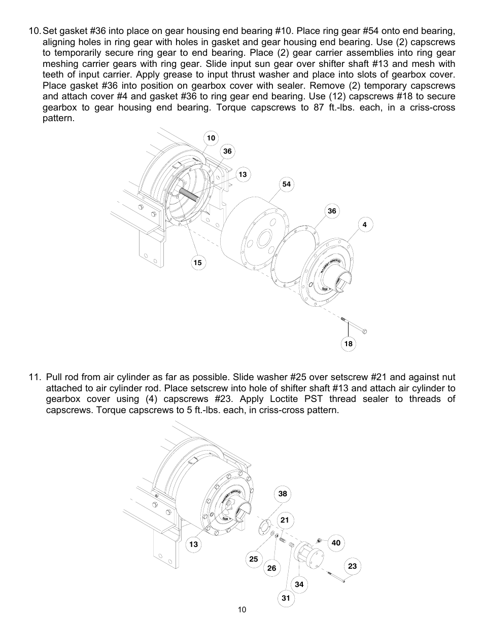 Ramsey Winch RPH 45000 OVERWOUND W/ AIR TENSIONER & 2 SPEED MOTOR User Manual | Page 12 / 20