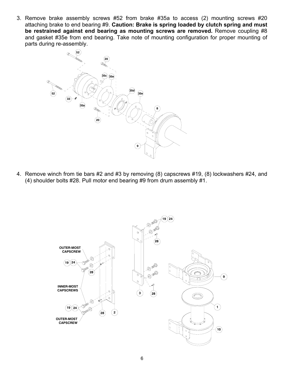 Ramsey Winch RPH 45000 OVERWOUND W/ AIR TENSIONER & 2 SPEED MOTOR User Manual | Page 8 / 20