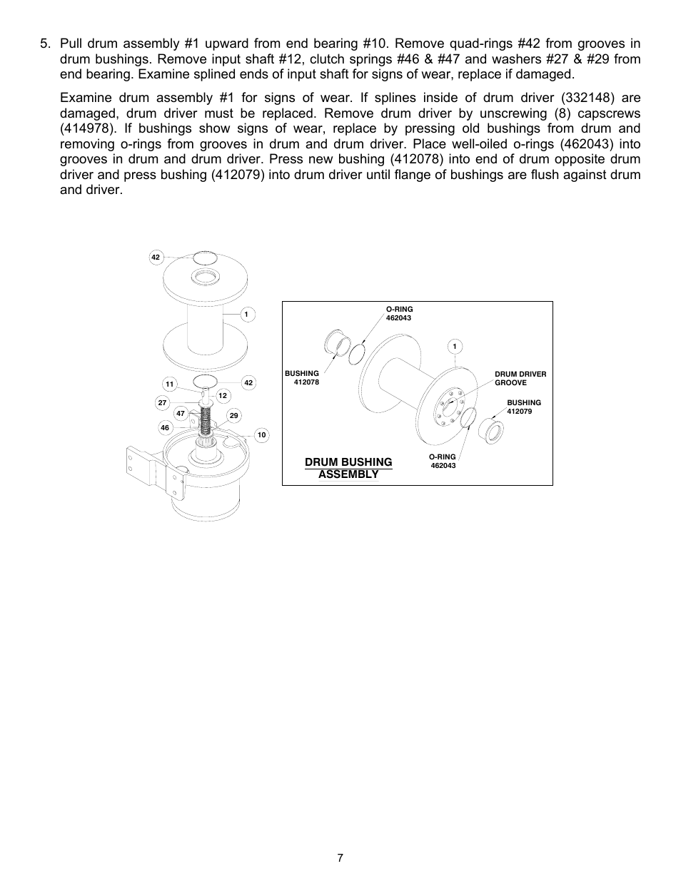 Ramsey Winch RPH 45000 OVERWOUND W/ AIR TENSIONER & 2 SPEED MOTOR User Manual | Page 9 / 20