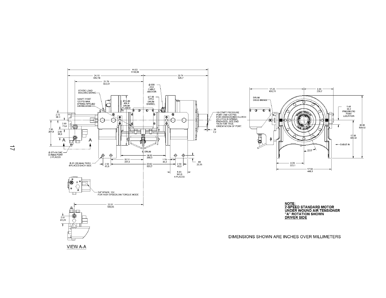 Ramsey Winch RPH 50000 UW/TNR & 2 SPEED MOTOR User Manual | Page 19 / 29