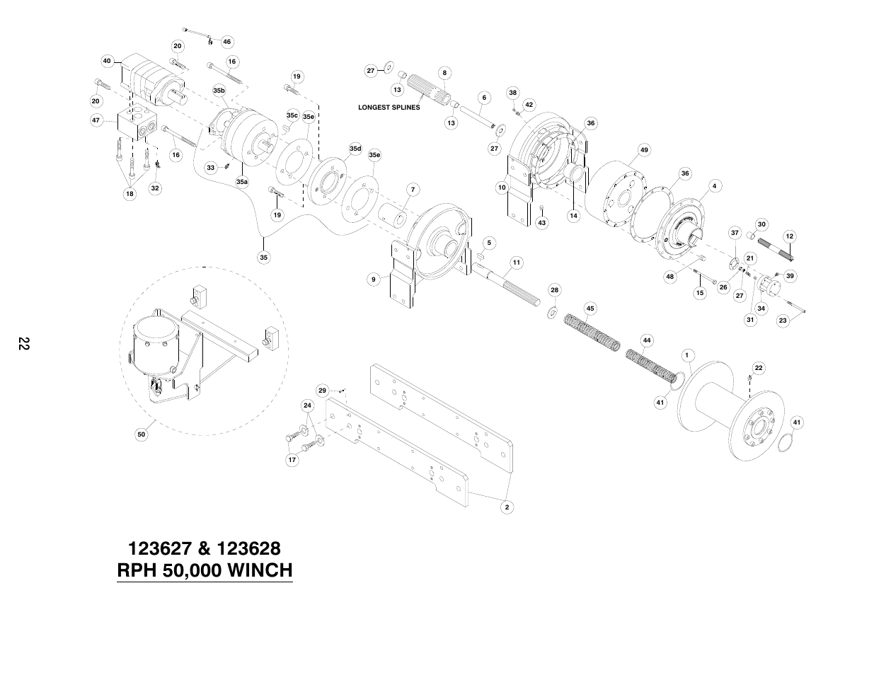 Ramsey Winch RPH 50000 UW/TNR & 2 SPEED MOTOR User Manual | Page 24 / 29