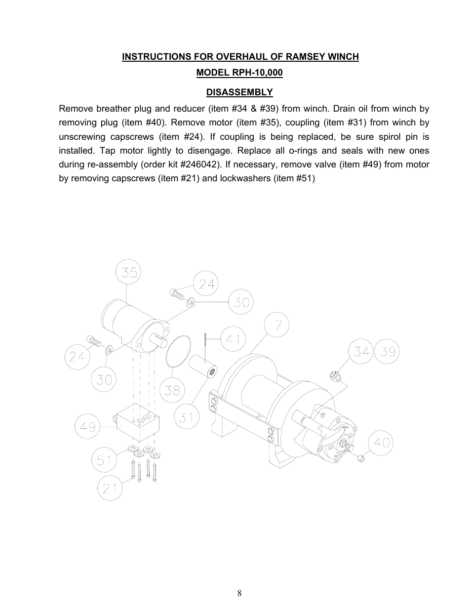 Ramsey Winch RPH-10000 User Manual | Page 11 / 28