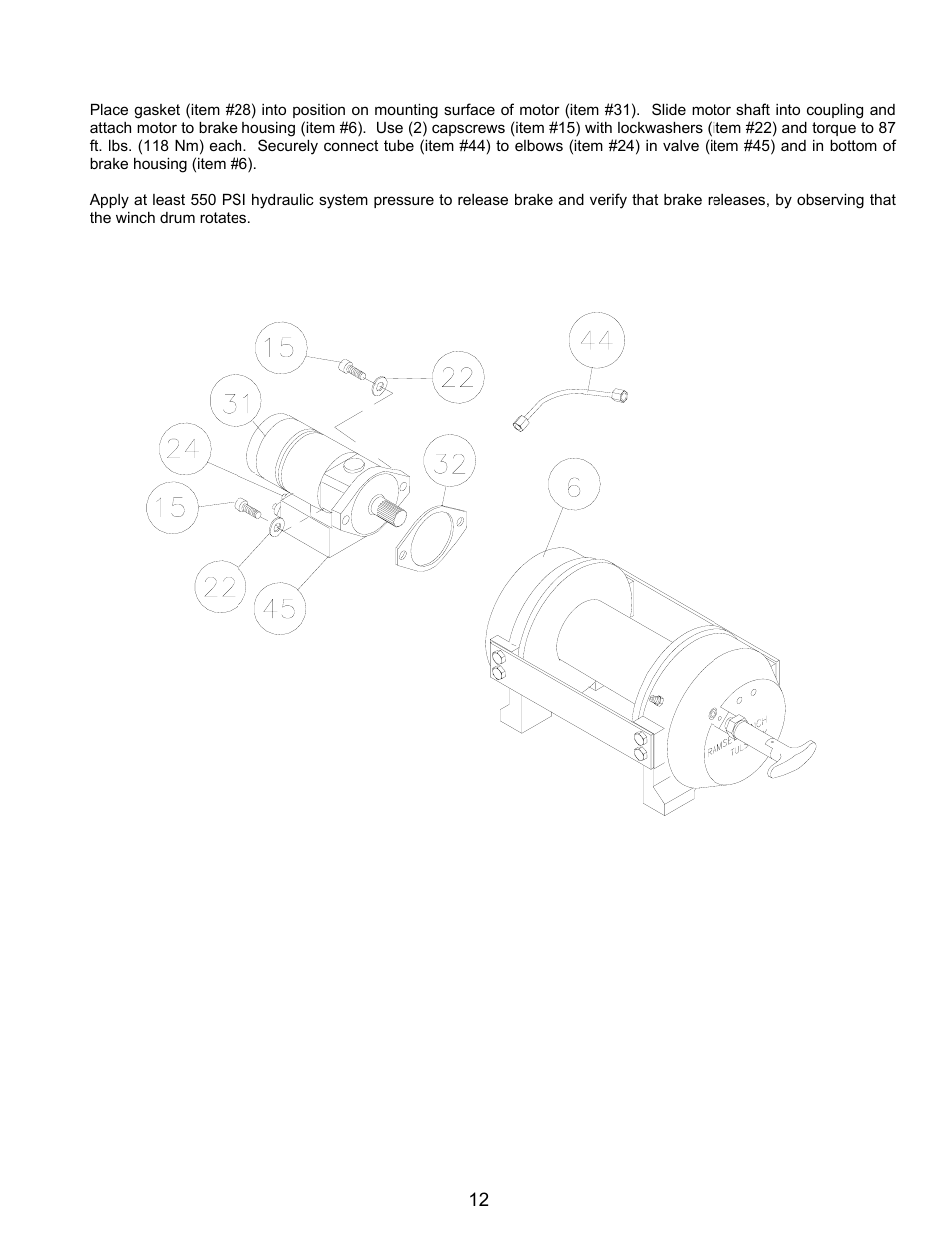 Ramsey Winch RPH-12000 User Manual | Page 14 / 24