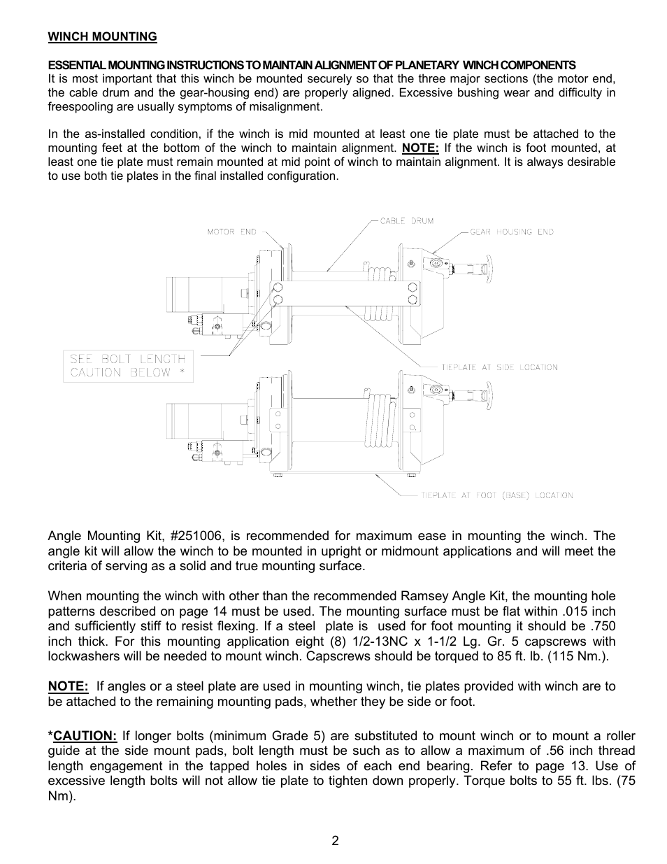 Ramsey Winch RPH-12000 User Manual | Page 4 / 24