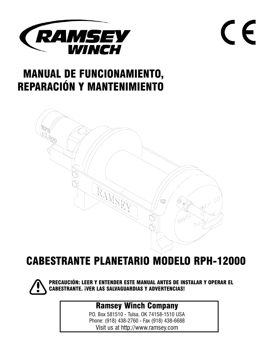 Ramsey Winch RPH-12000 User Manual | Page 55 / 72