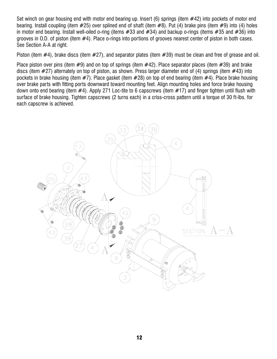 Ramsey Winch RPH-15000 (CURRENT) User Manual | Page 12 / 20