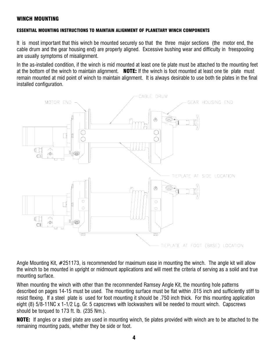 Ramsey Winch RPH-15000 (CURRENT) User Manual | Page 4 / 20