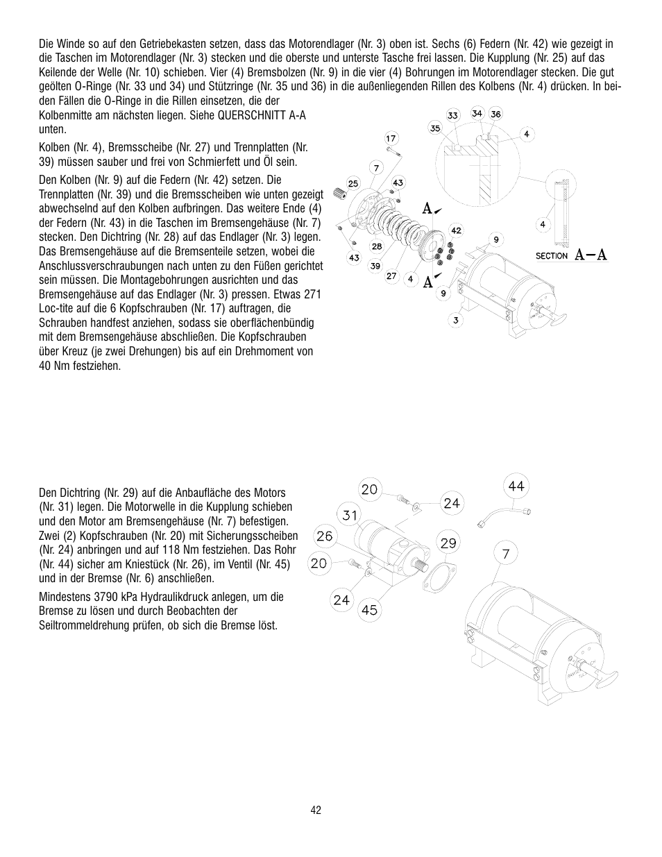 Ramsey Winch RPH-15000 User Manual | Page 42 / 64