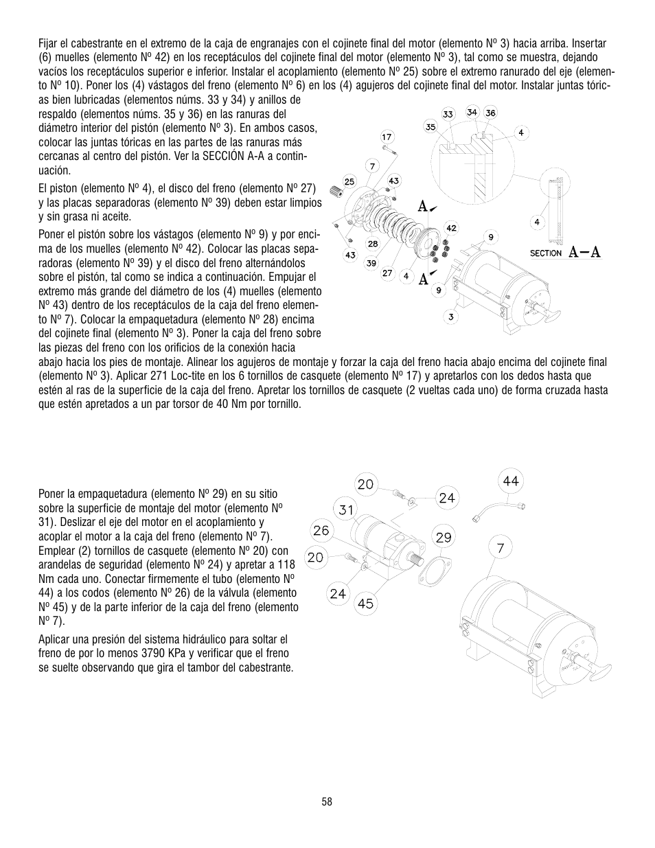 Ramsey Winch RPH-15000 User Manual | Page 58 / 64