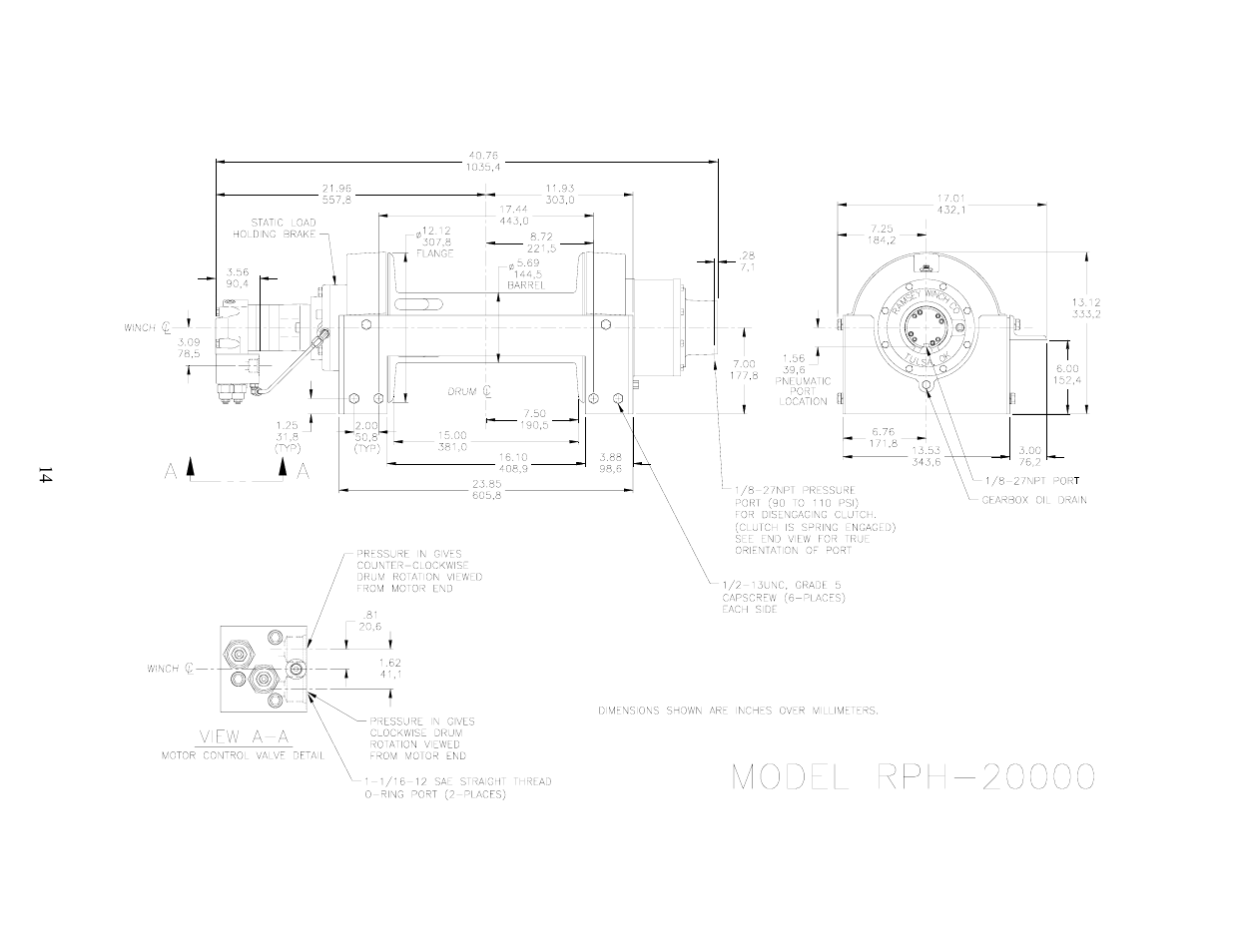 Ramsey Winch RPH-20000 (QUANTUM GBX) User Manual | Page 16 / 20