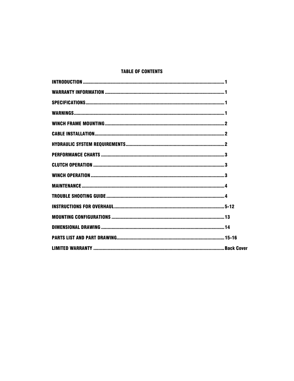 Ramsey Winch RPH-20000 (QUANTUM GBX) User Manual | Page 2 / 20