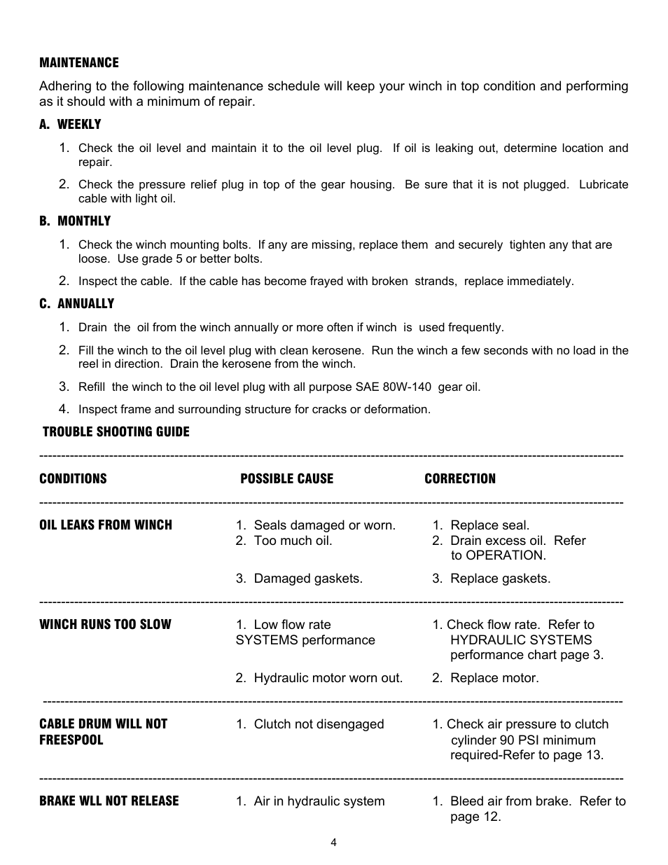 Ramsey Winch RPH-20000 (QUANTUM GBX) User Manual | Page 6 / 20