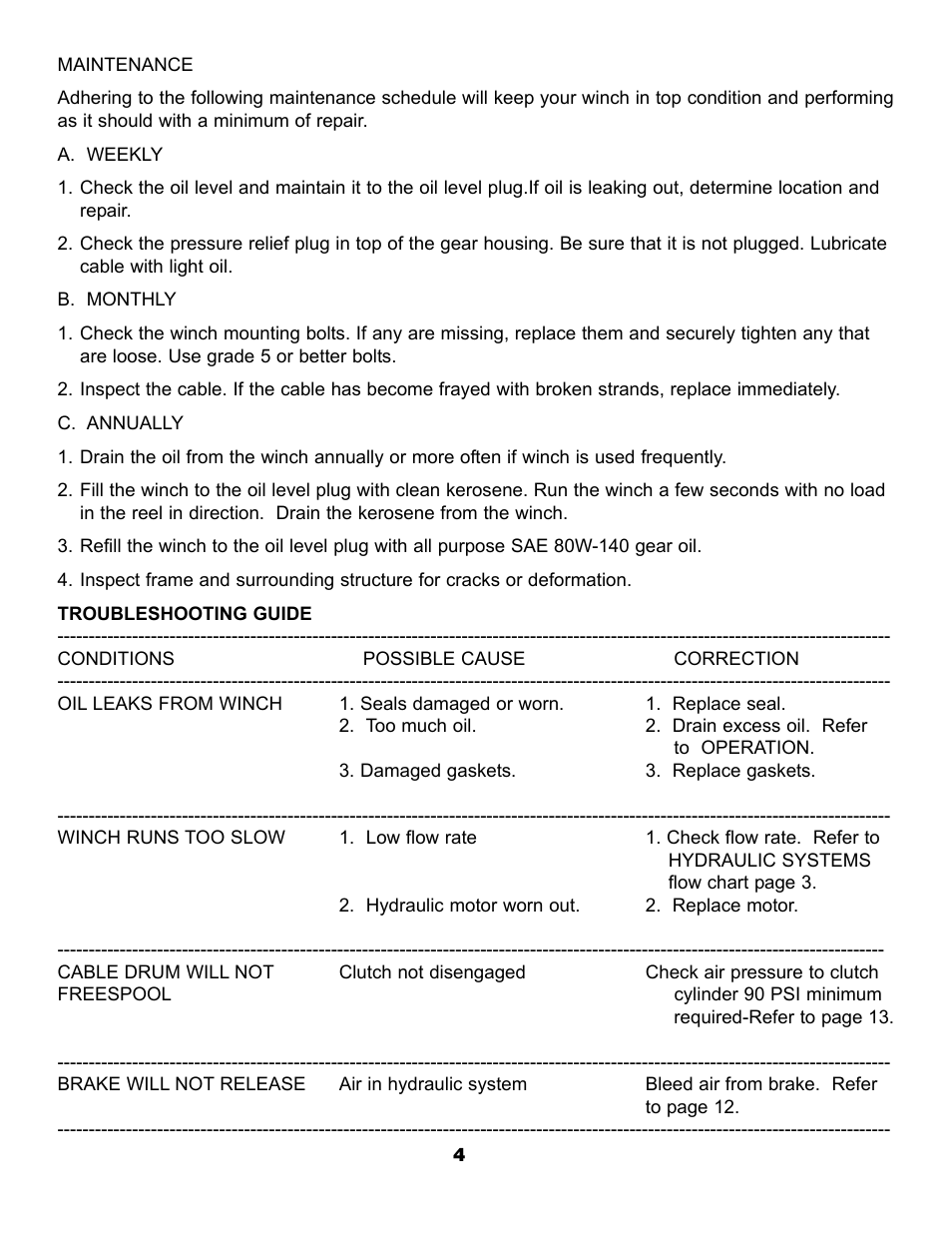 Ramsey Winch RPH-20000 (RAMSEY GBX) User Manual | Page 7 / 20