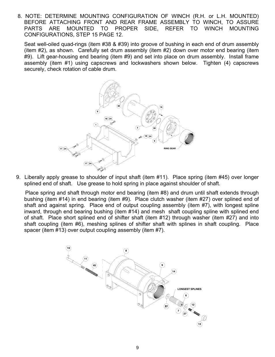 Ramsey Winch RPH-25000 QUANTUM GBX User Manual | Page 12 / 20