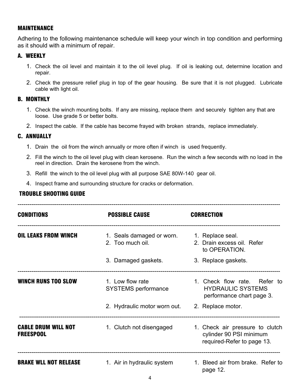 Ramsey Winch RPH-25000 QUANTUM GBX User Manual | Page 7 / 20