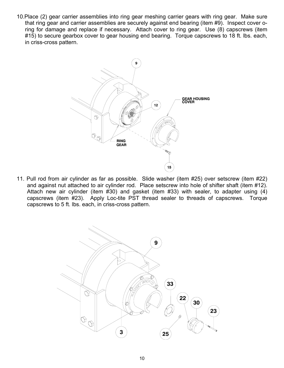 Ramsey Winch RPH-25000 QUANTUM W/2-SPD MOTOR User Manual | Page 13 / 20