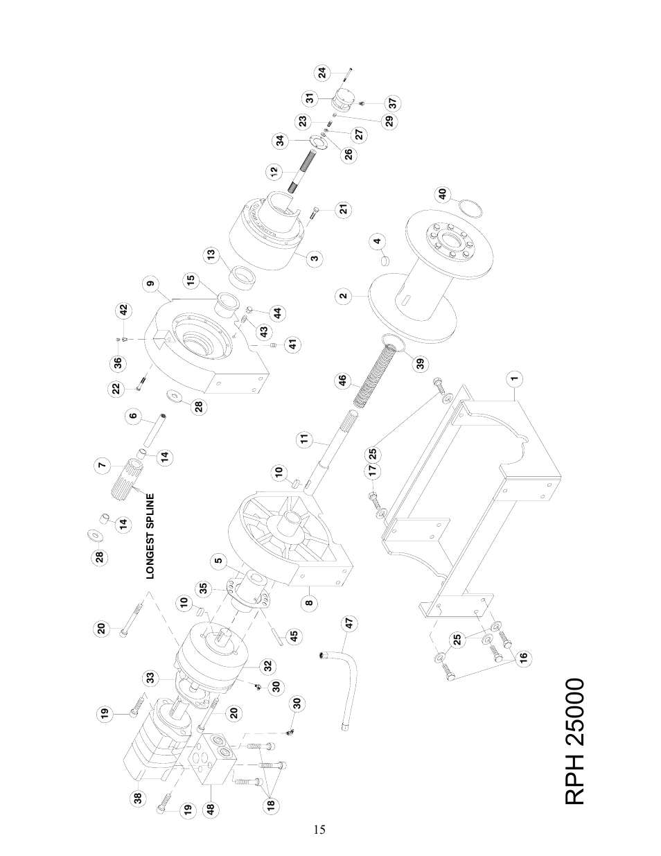 Ramsey Winch RPH-25000 QUANTUM W/2-SPD MOTOR User Manual | Page 18 / 20