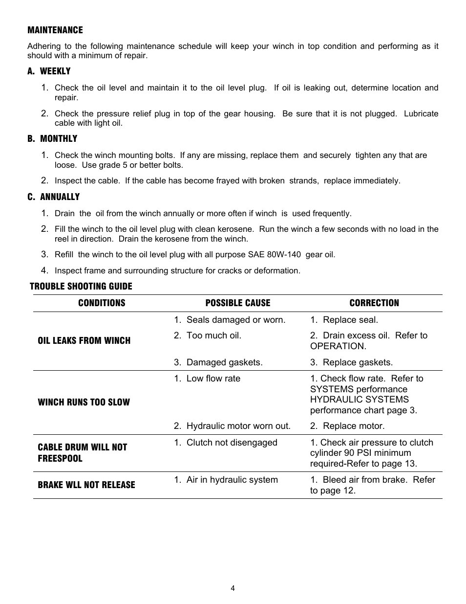 Ramsey Winch RPH-25000 QUANTUM W/2-SPD MOTOR User Manual | Page 7 / 20