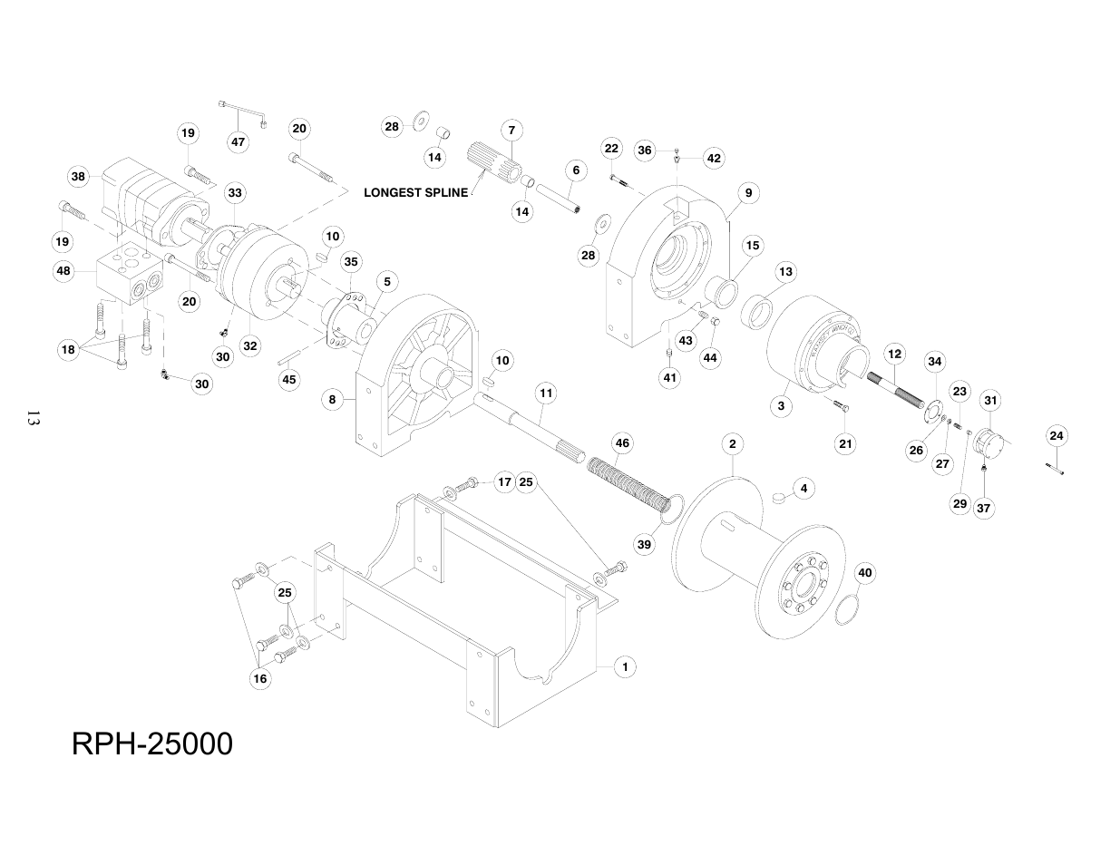 Ramsey Winch RPH-25000 User Manual | Page 13 / 56