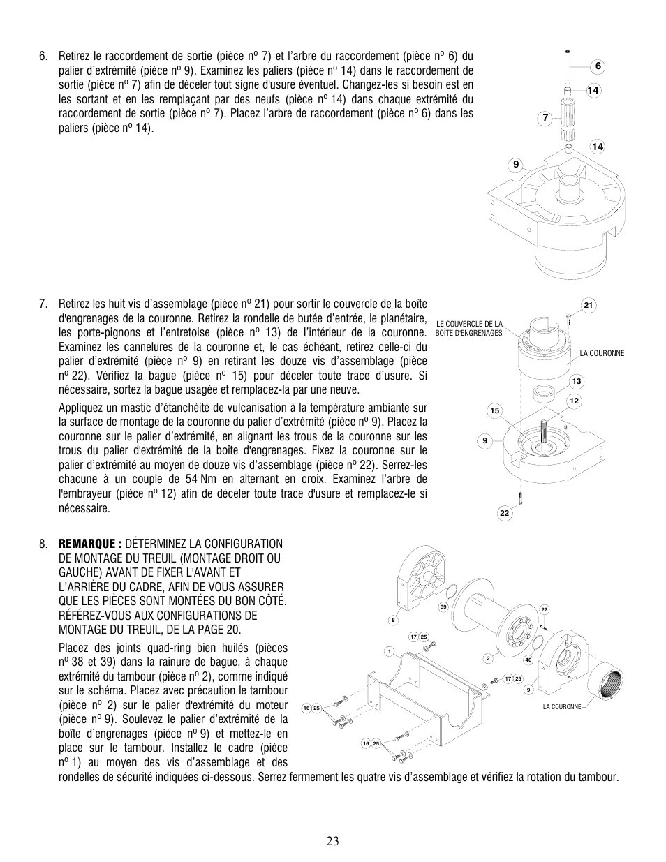 Ramsey Winch RPH-25000 User Manual | Page 23 / 56