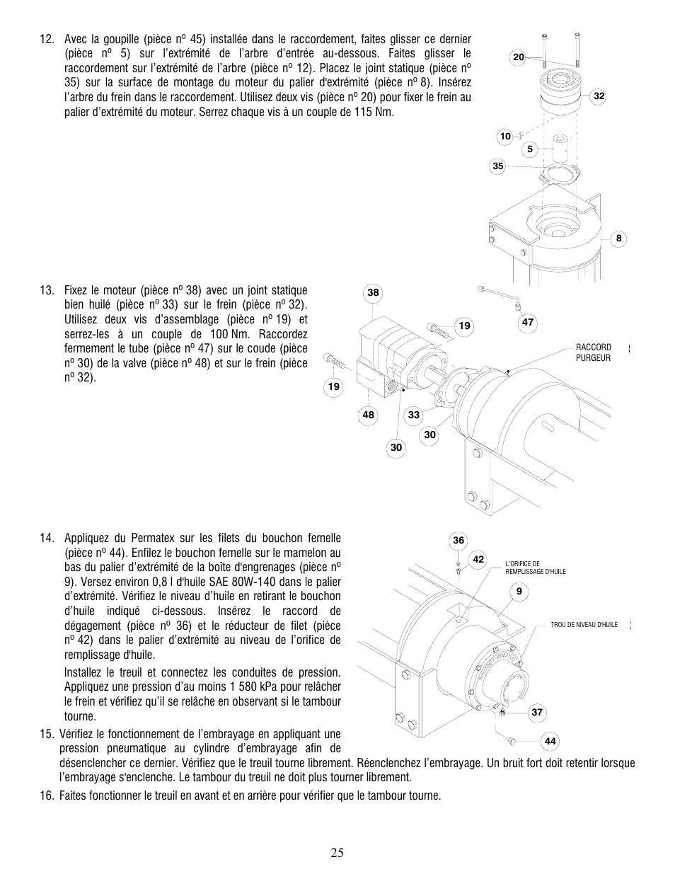 Ramsey Winch RPH-25000 User Manual | Page 25 / 56