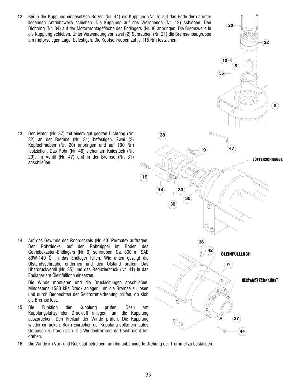 Ramsey Winch RPH-25000 User Manual | Page 39 / 56