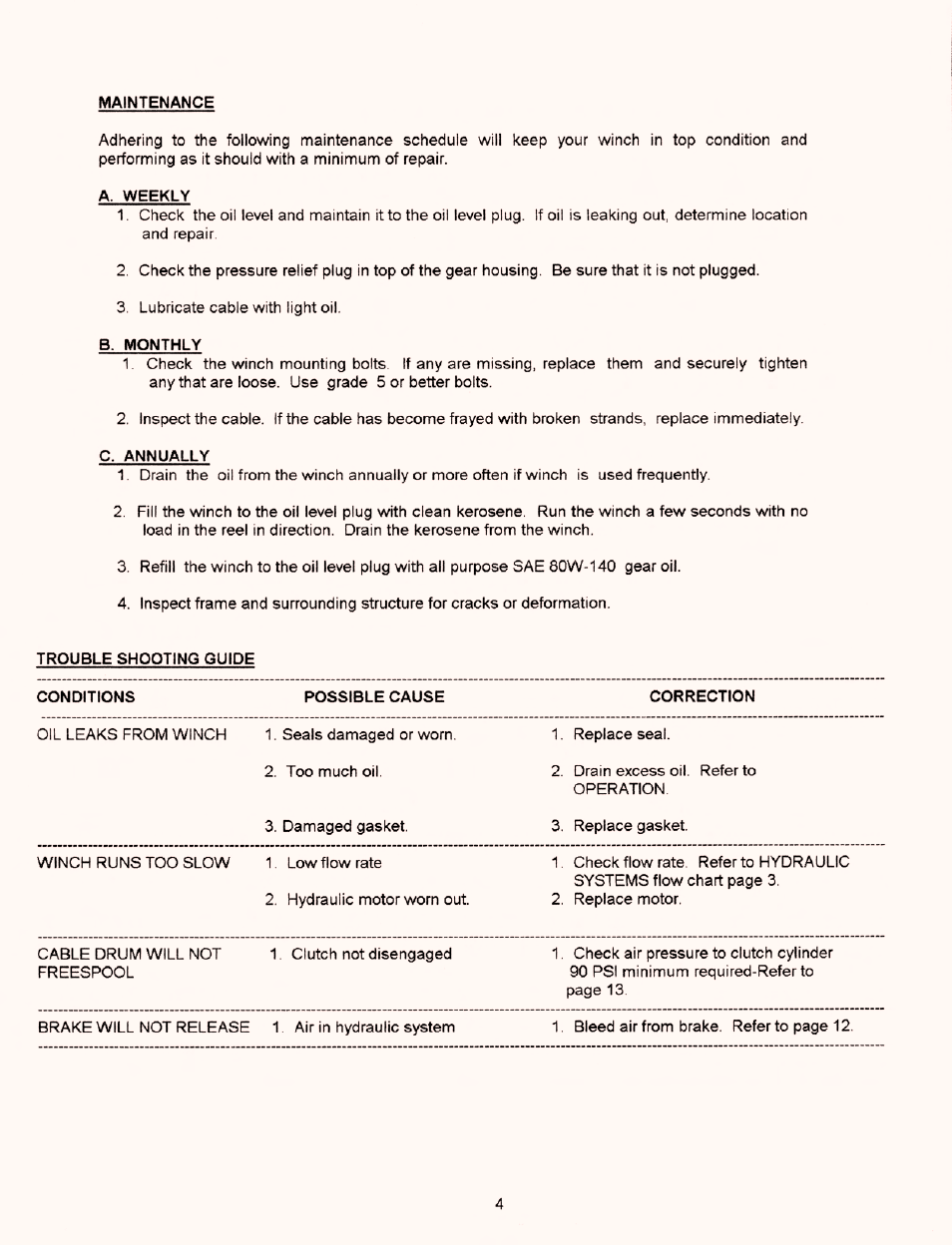 Ramsey Winch RPH-30000 User Manual | Page 6 / 20