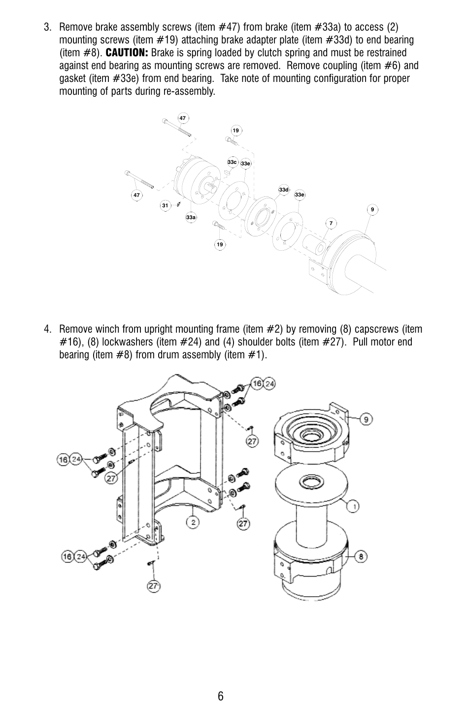 Ramsey Winch RPH-35000 User Manual | Page 8 / 20