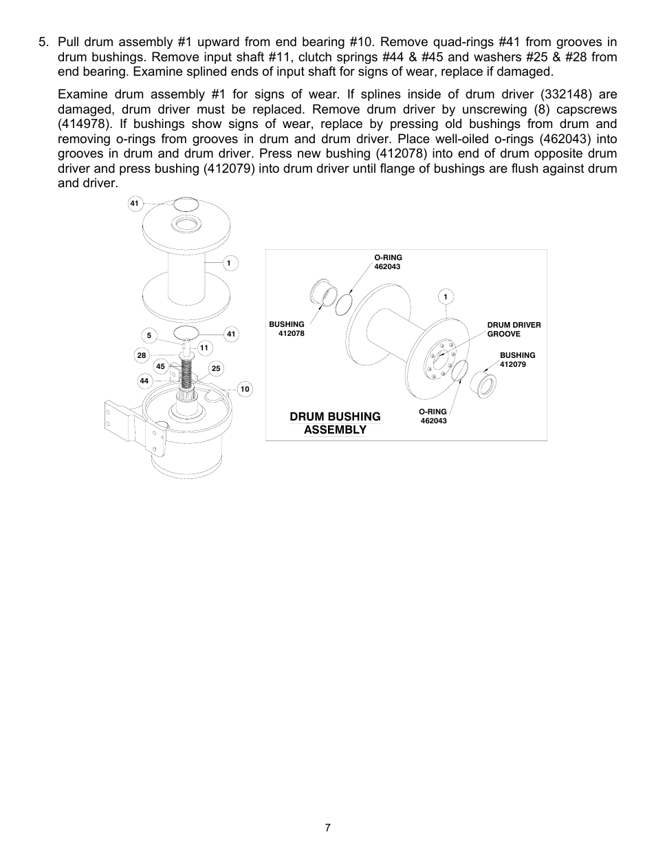 Ramsey Winch RPH-45000 (Foot Mtd.) User Manual | Page 10 / 20