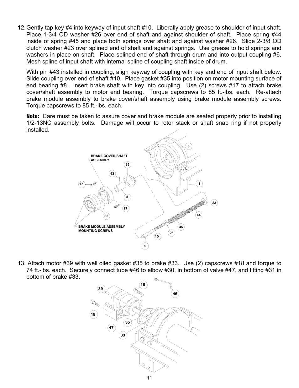 Ramsey Winch RPH-45000 (Mtg. Frame) User Manual | Page 13 / 20