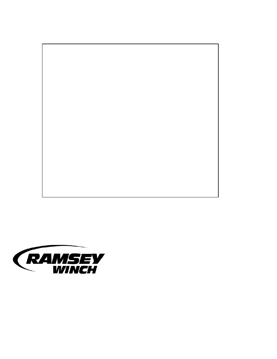 Limited warranty, Ramsey winch company | Ramsey Winch RPH-50000 (Foot Mtd.) User Manual | Page 20 / 20