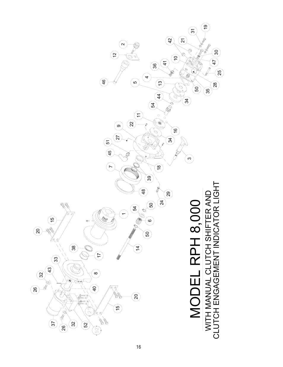 Model rph 8,000 | Ramsey Winch RPH-8000 User Manual | Page 16 / 84