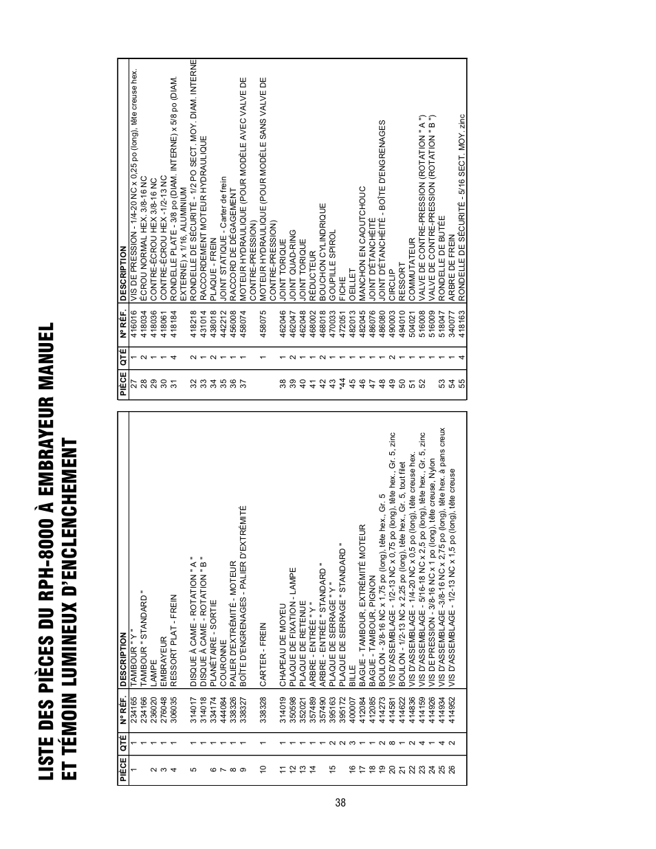 Ramsey Winch RPH-8000 User Manual | Page 38 / 84