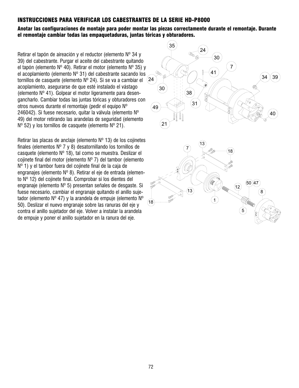 Ramsey Winch RPH-8000 User Manual | Page 72 / 84