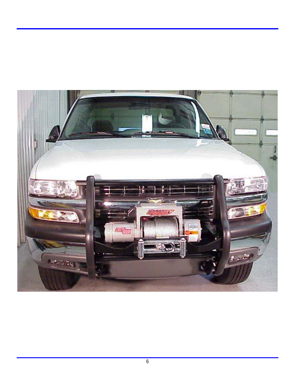 Ramsey Winch CHEVY GRILL GUARD KIT 295921 User Manual | Page 7 / 9