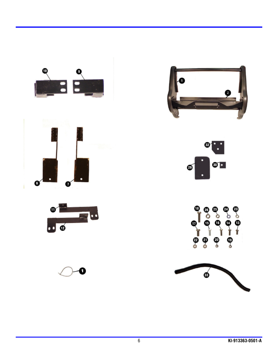 Ramsey Winch CHEVY GRILL GUARD KIT 295928 User Manual | Page 7 / 8