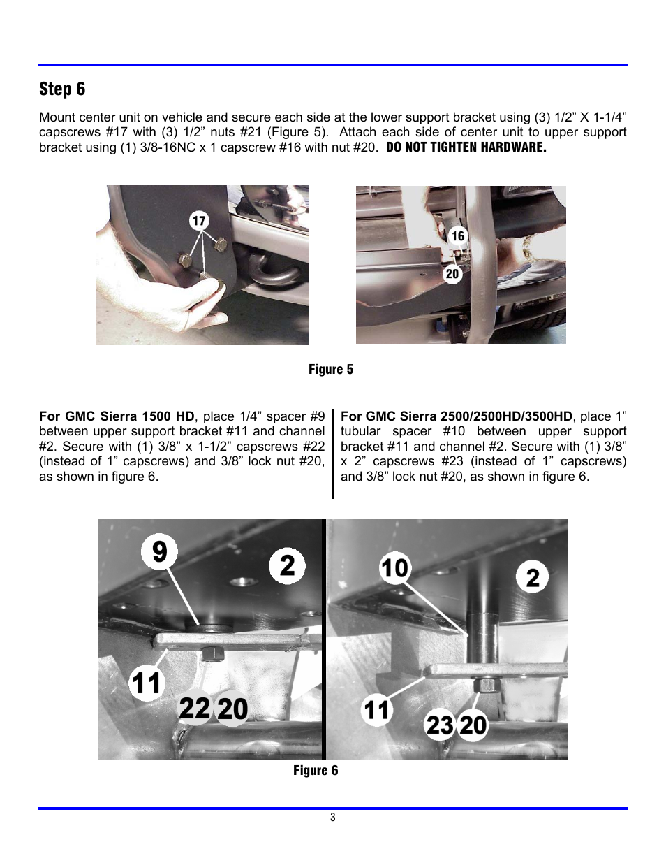 Step 6 | Ramsey Winch CHEVY GRILL GUARD/WRAPAROUND KITS 295936 & 295937 User Manual | Page 4 / 8