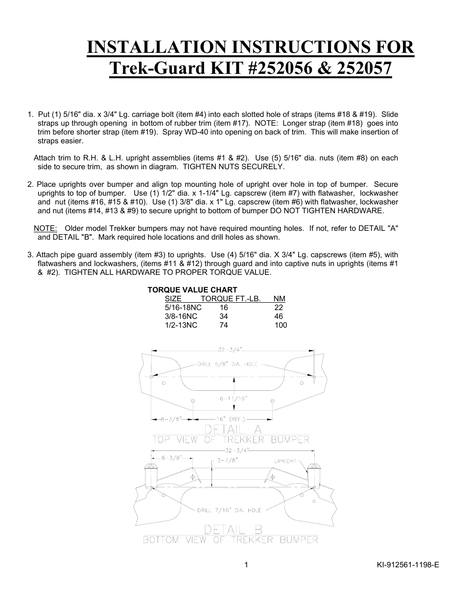 Ramsey Winch CHEVY KIT 252056 User Manual | Page 2 / 4