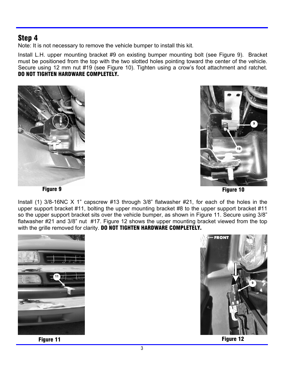 Step 4 | Ramsey Winch CHEVY WRAPAROUND KIT 295922 User Manual | Page 4 / 10