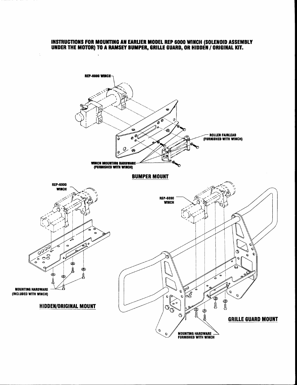 Ramsey Winch CHEVY WRAPAROUND KIT 295925 User Manual | Page 10 / 10