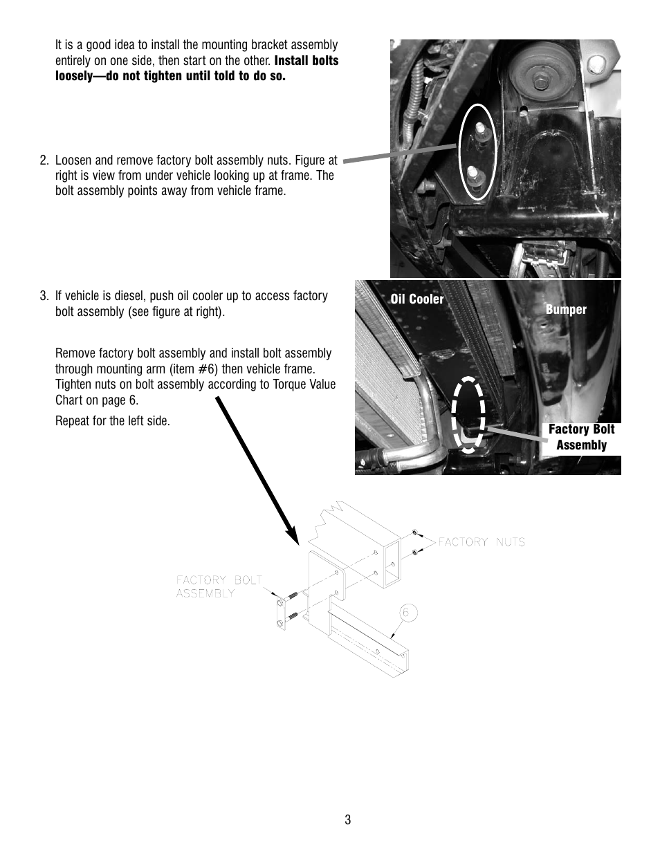 Ramsey Winch DODGE GRILL GUARD KIT 295370 (RE WINCH) User Manual | Page 3 / 8