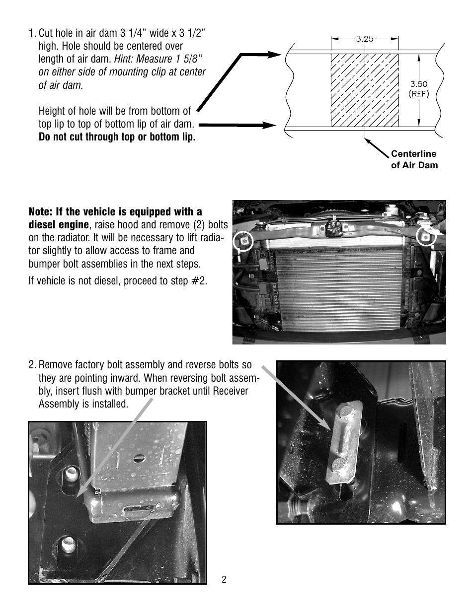 Ramsey Winch DODGE QM KIT 251253 User Manual | Page 2 / 3